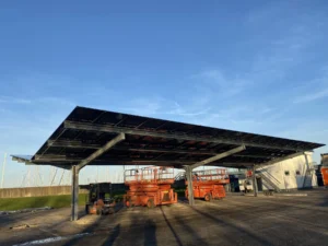 Solar carport Jachthaven Ketelmeer